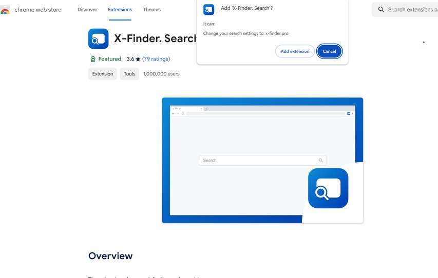 X-Finder. Search