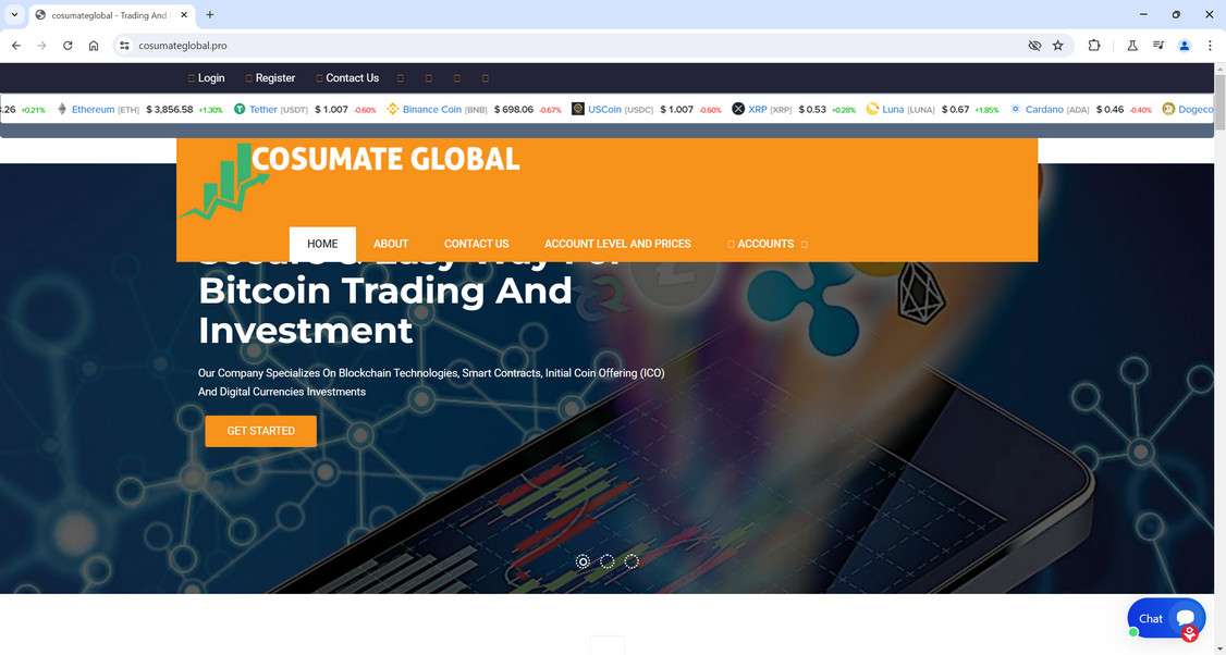 Cosumateglobal.pro scam
