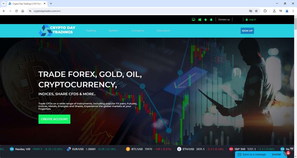 Cryptodaytrades.com scam