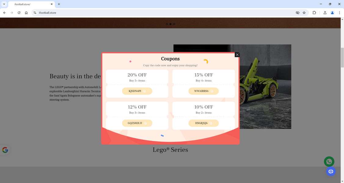 Ifootball.store scam