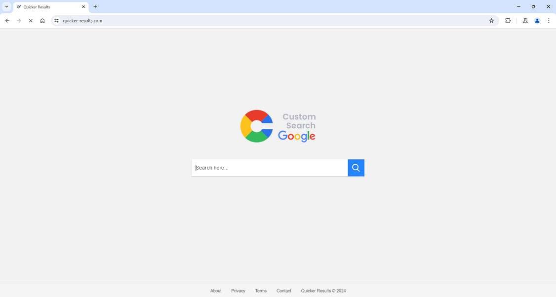 Quicker results.com redirect