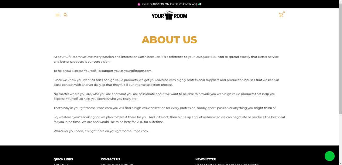 Yourgiftsroom.com scam