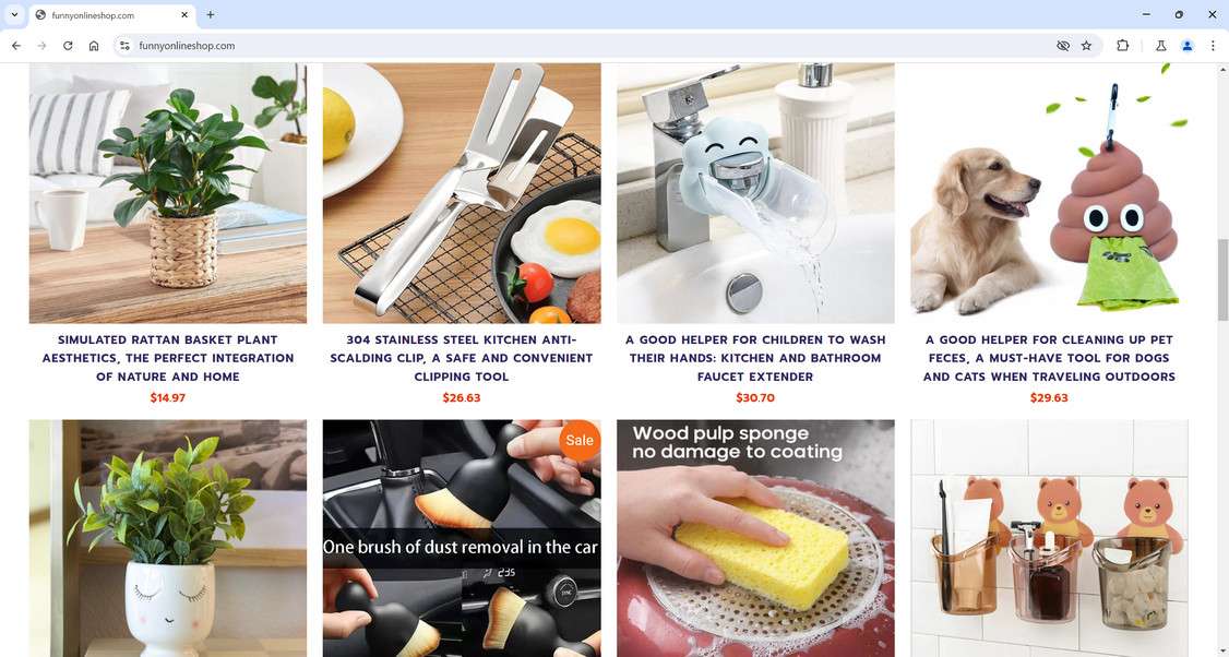 Funnyonlineshop.com scam