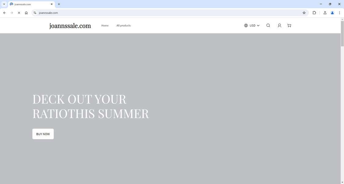 Joannssale.com Scam Store: What You Need To Know 1 Joannssale.com scam