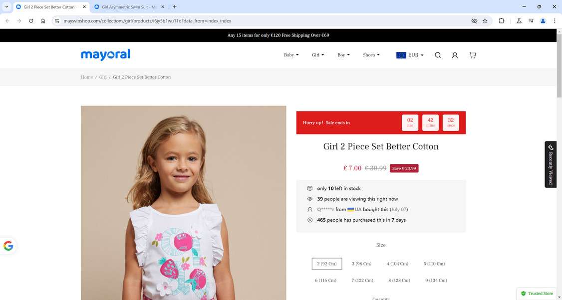 Mayoral Clearance Sale 2