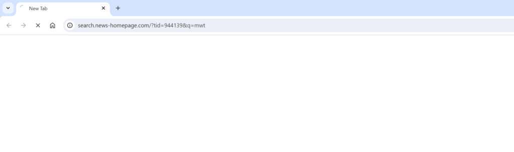 Search.news homepage.com browser hijacker virus