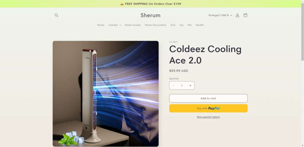 Sherum Coldeez Cooling Ace