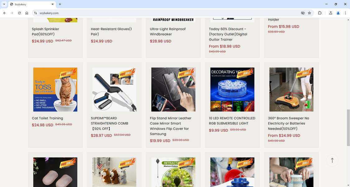 Soybakery.com Scam Store Warning - Don't Shop There Ever 1 Soybakery.com scam