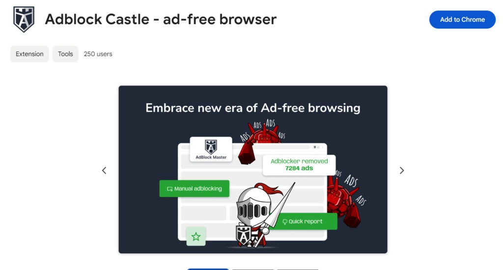 Adblock Castle ad free browser