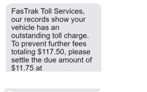 Scam Warning: Tollsca.com Unpaid Toll Texts Aren't From FasTrak