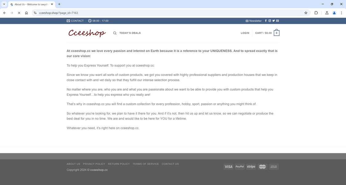 Cceeshop.shop scam