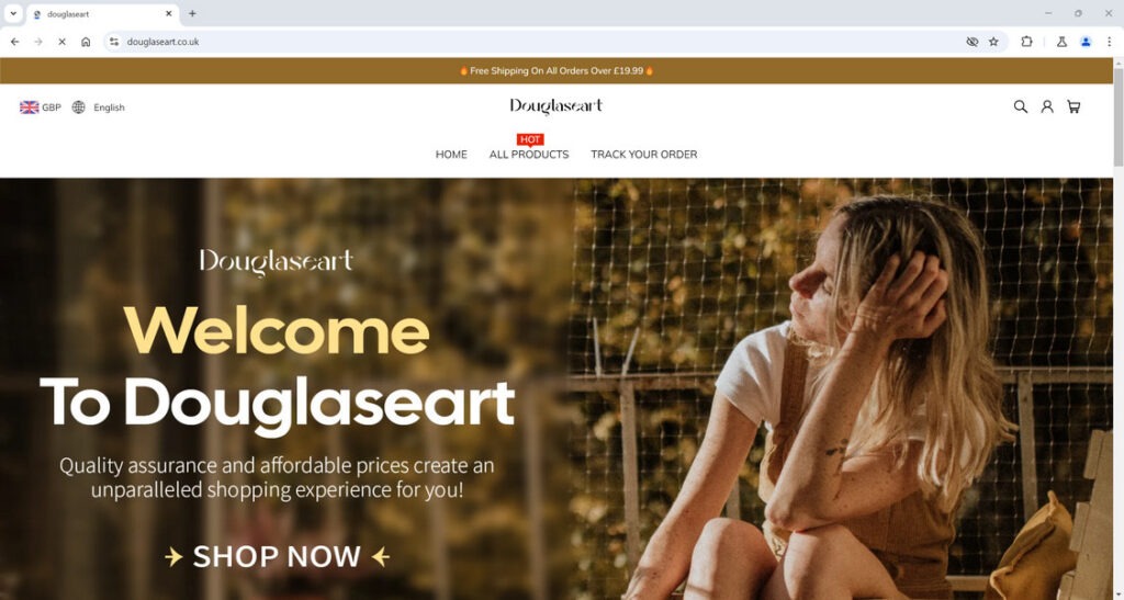 Douglaseart.co .uk scam