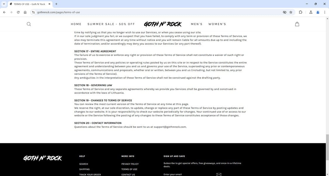 Gothnrock.com Scam Store: What You Need To Know 1 Gothnrock.com scam