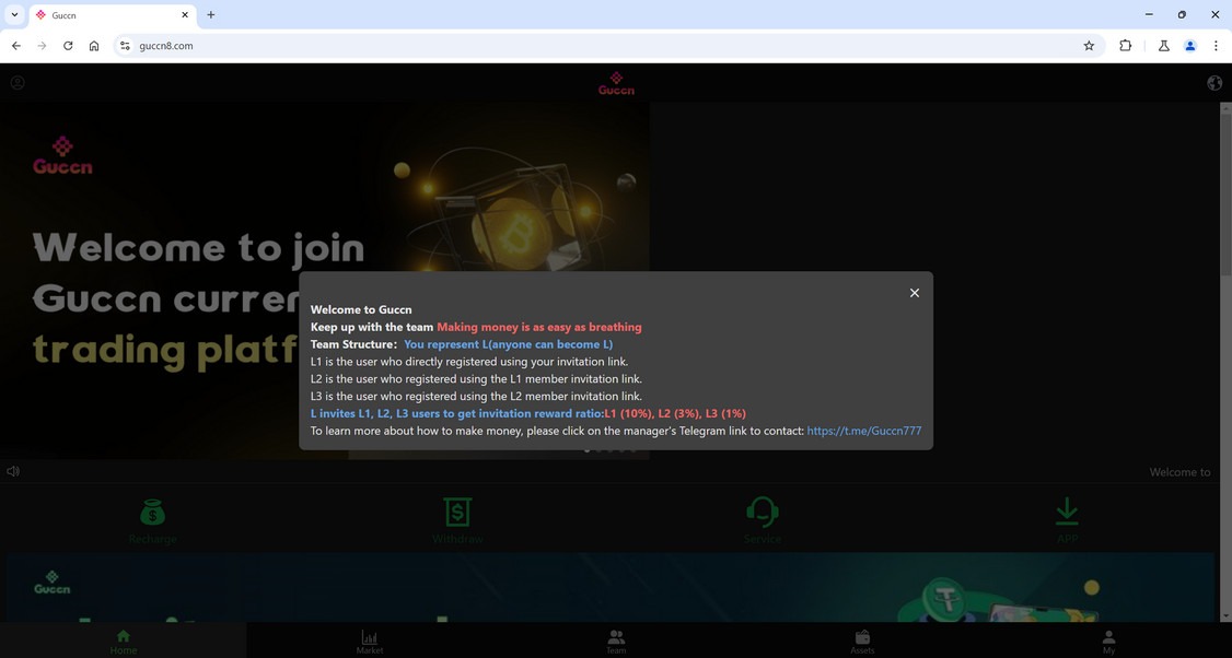 Guccn8.com Tasks Scam – Don’t Fall for This Deceptive Trap! 1 Guccn8.com scam