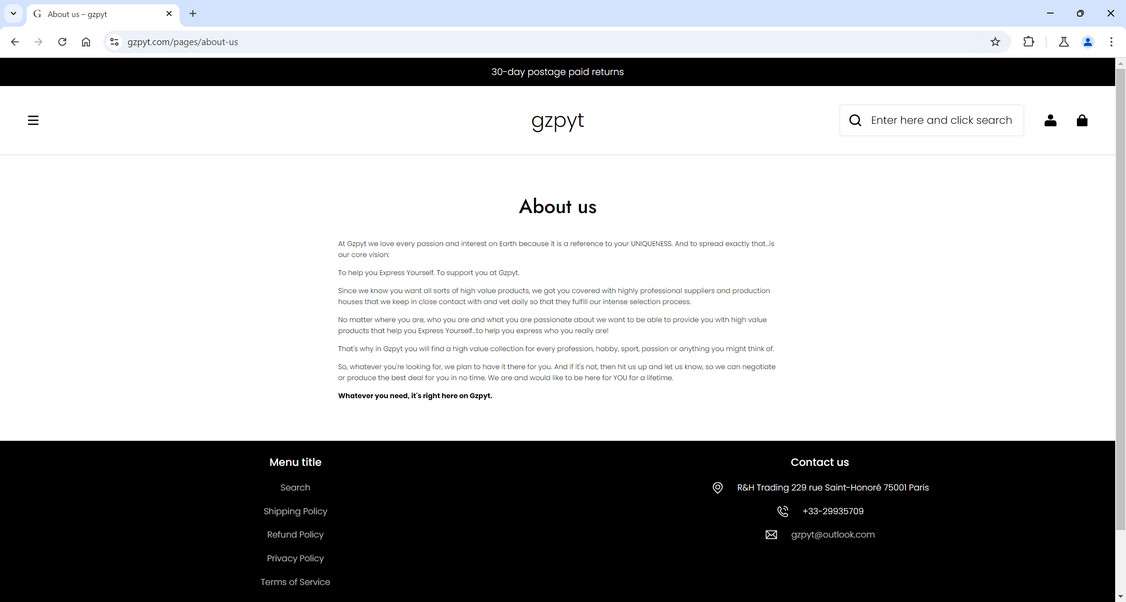 Gzpyt.com Fraud: Don't Get Fooled by This Phony Retailer 1 Gzpyt.com scam