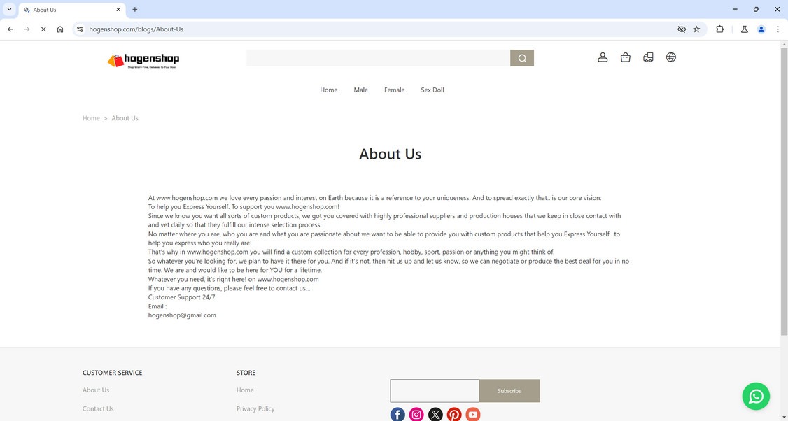 Hogenshop.com Scam Store: What You Need To Know 1 Hogenshop.com scam