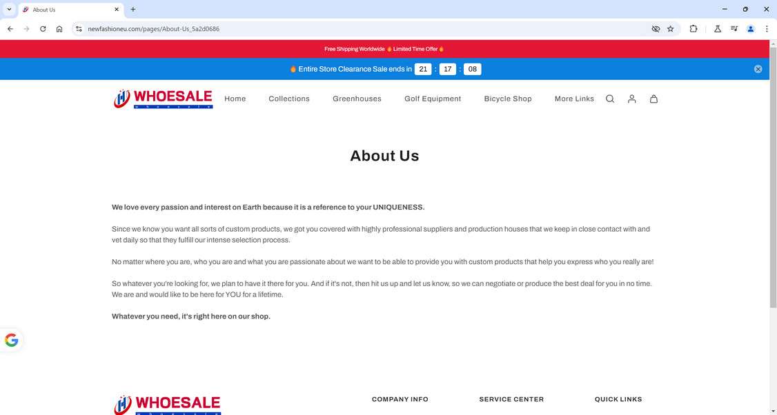 Newfashioneu.com scam