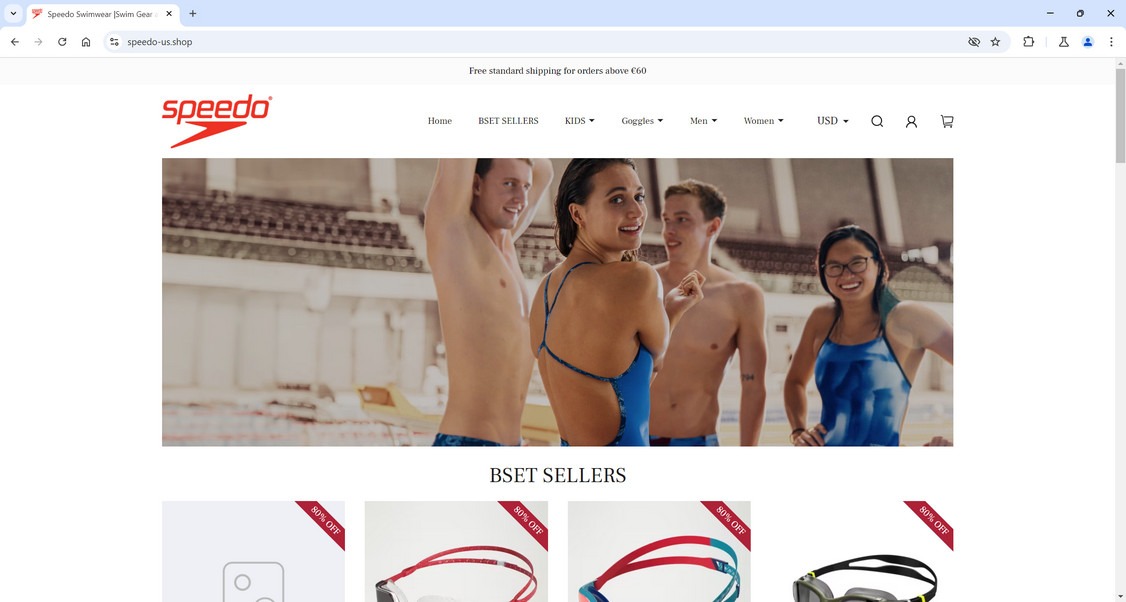 Speedo-us.shop scam