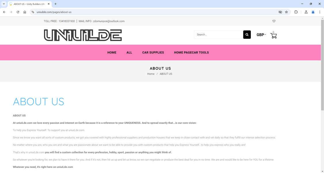 Uniuilde.com scam