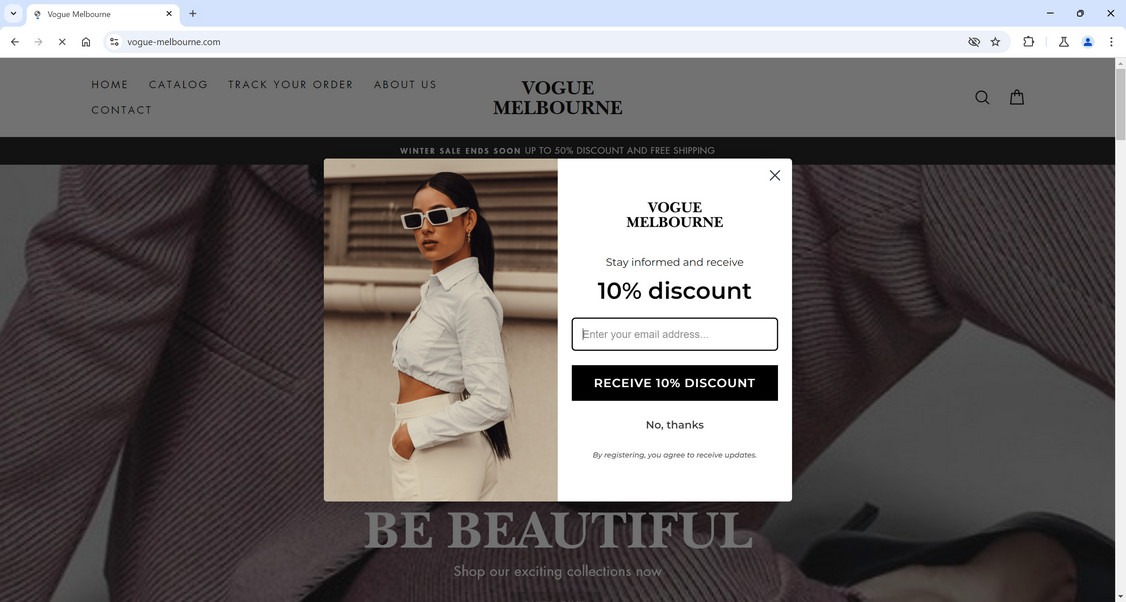 Vogue Melbourne.com scan 1