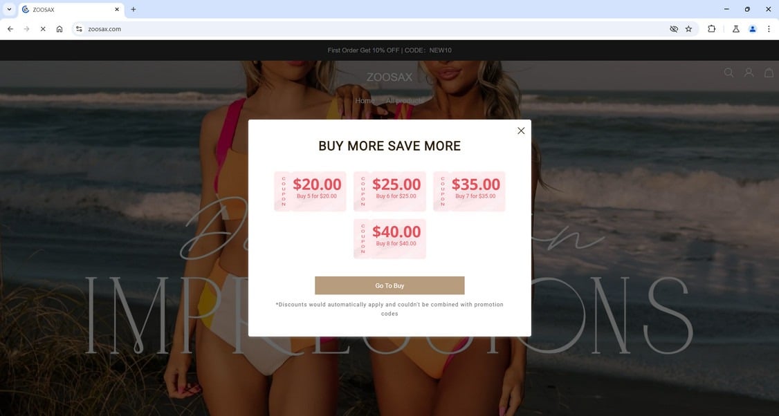 Zoosax.com Scam Store - Fraudulent Shop Alert 1 Zoosax.com scam