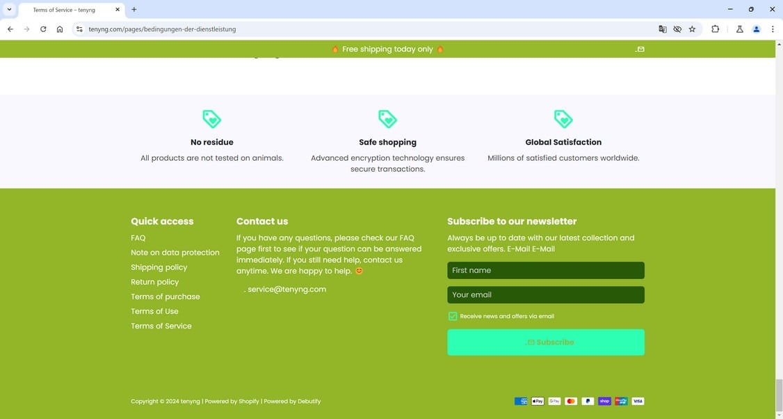 Tenyng.com Scam Store: What You Need To Know 1 Tenyng.com scam