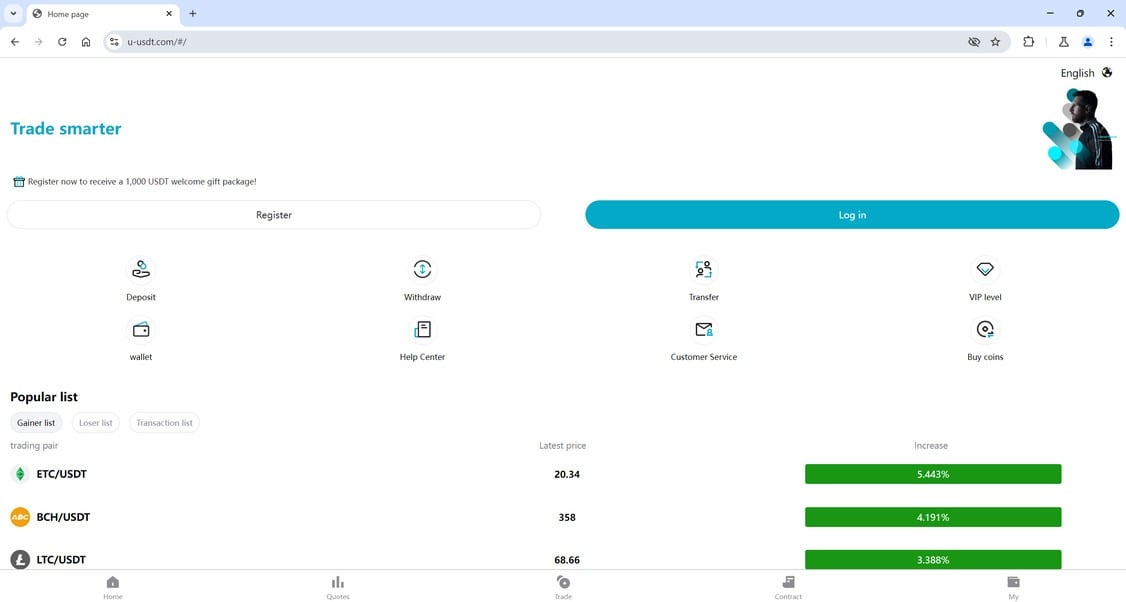 U-usdt.com scam