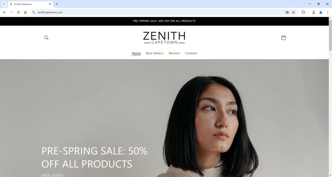 Zenithcapetown.com scam