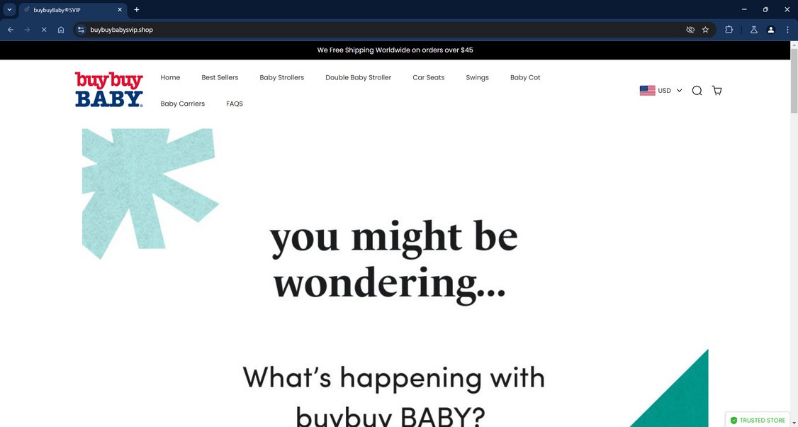 Buybuybabysvip.shop scam