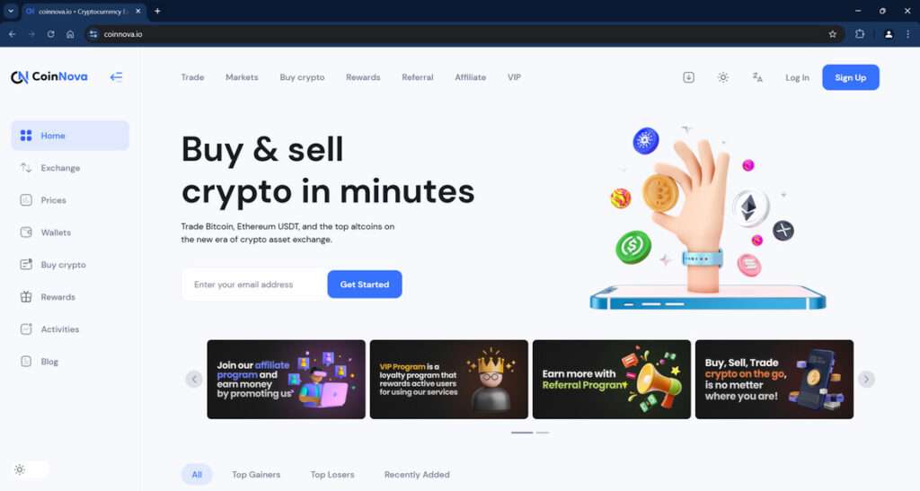 CoinNova.io scam