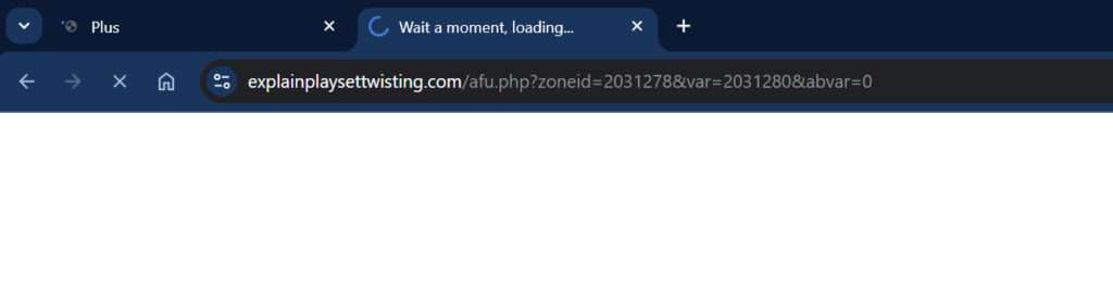 Explainplaysettwisting.com virus