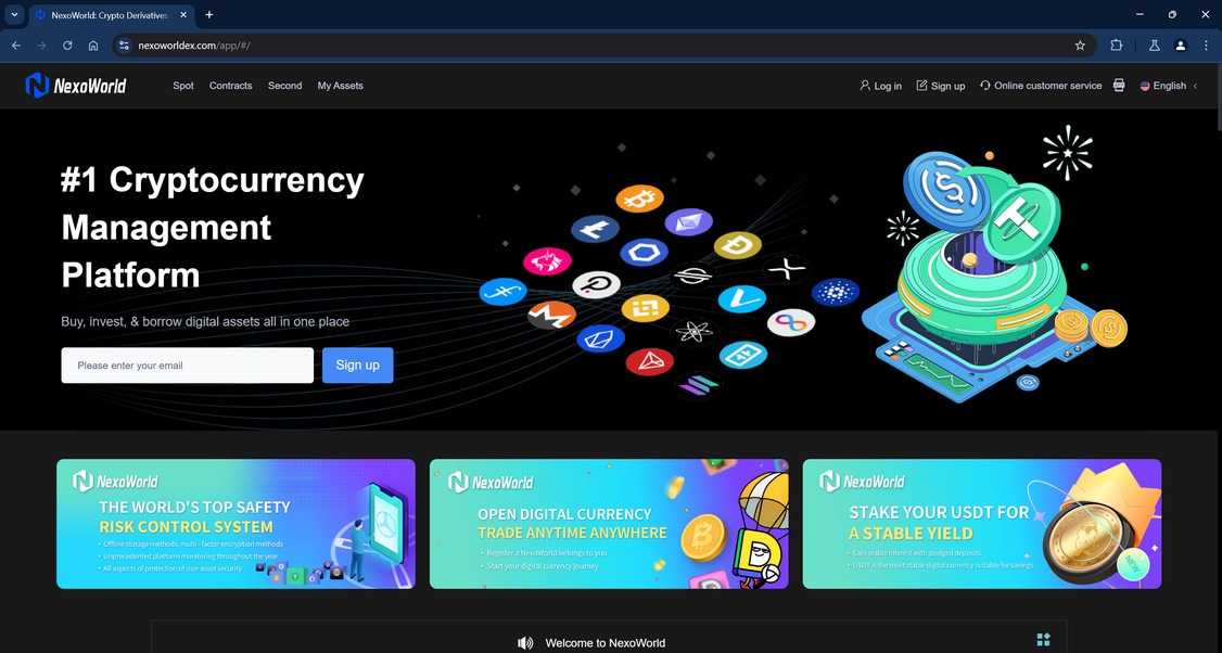 Nexoworldex.com scam