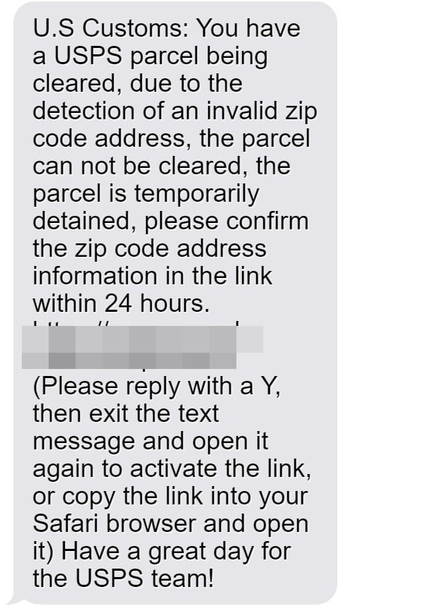 Scam USPS