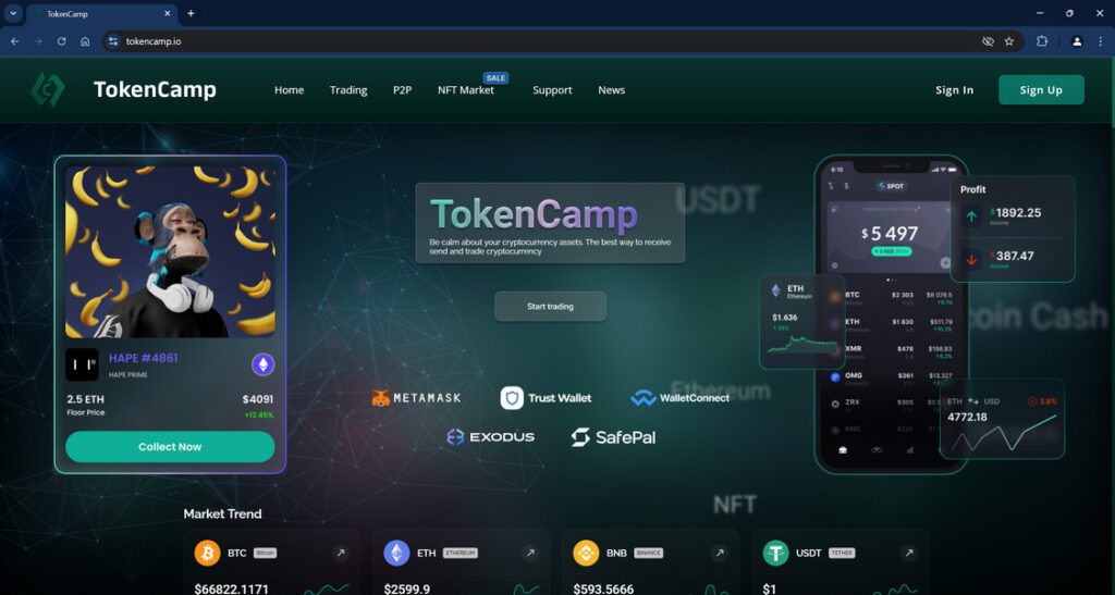 TokenCamp.io scam