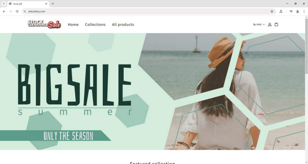 Anluckbuy.com scam 1