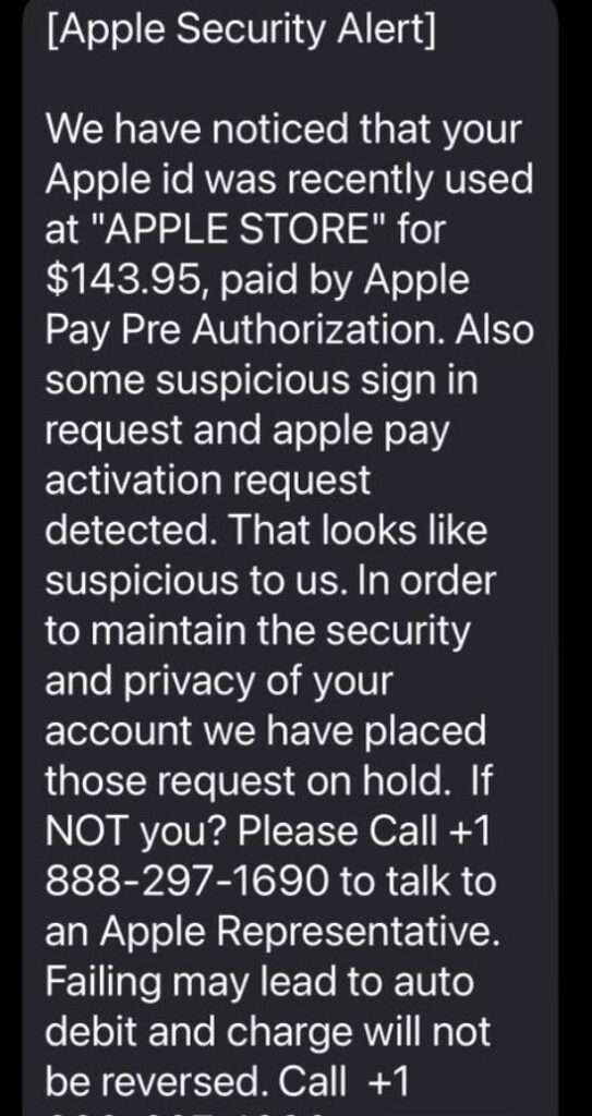 Apple Scam