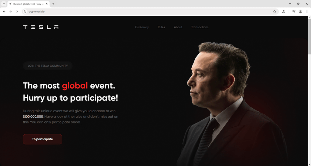 Cryptomusk.io scam