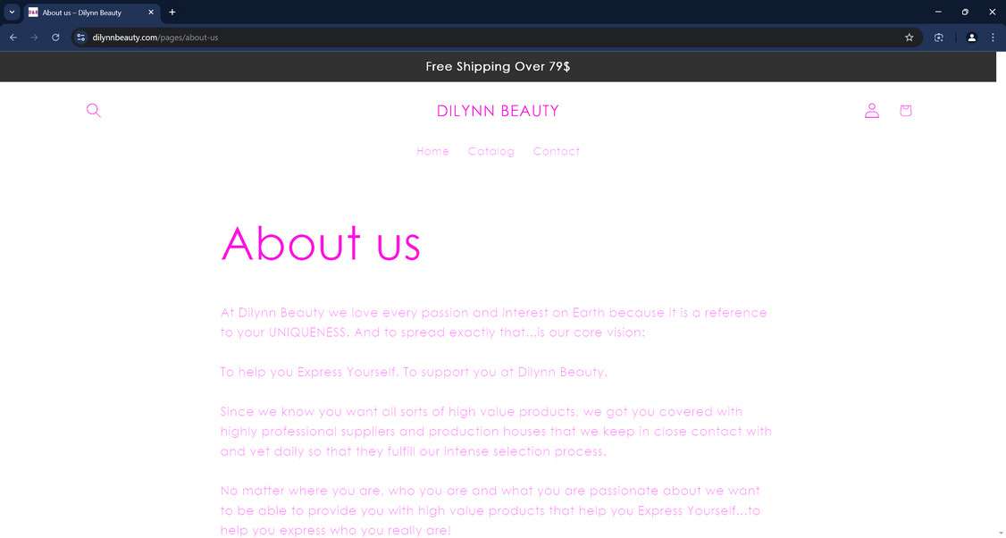 Dilynnbeauty.com scam