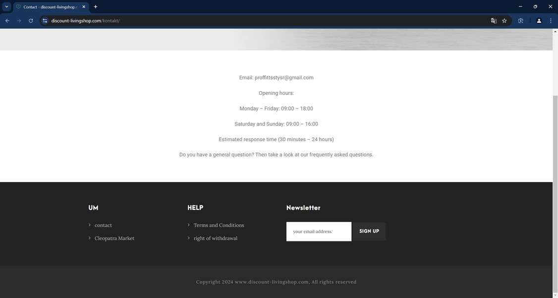 Discount-livingshop.com scam