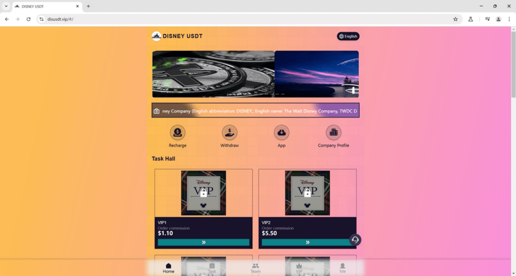 Disusdt.vip scam