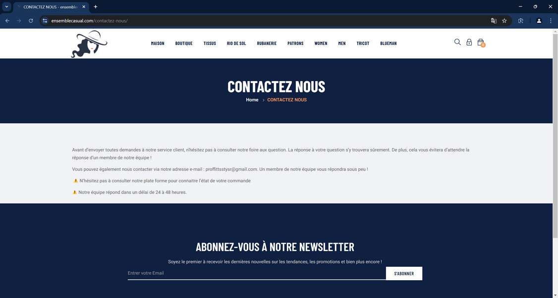 Ensemblecasual.com scam