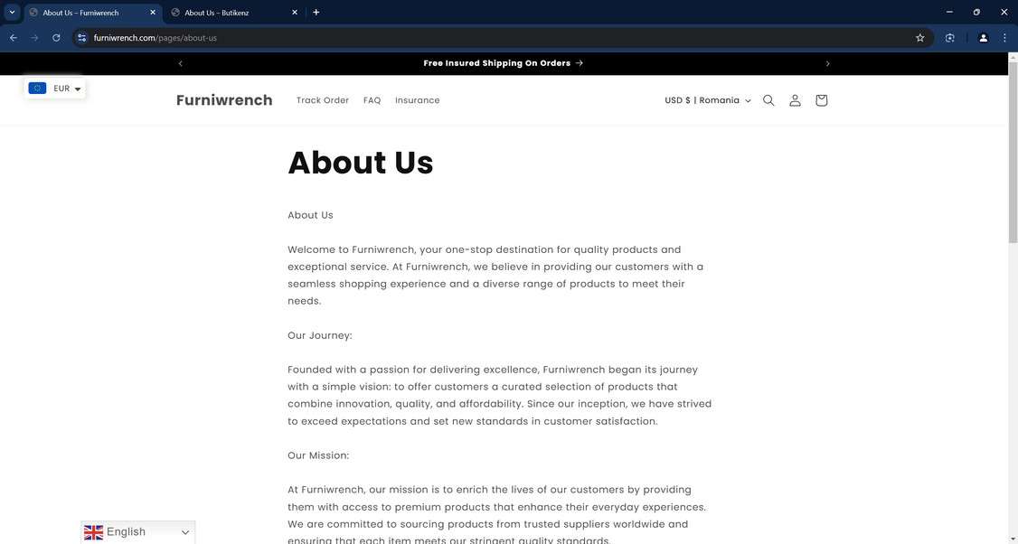 Furniwrench.com scam