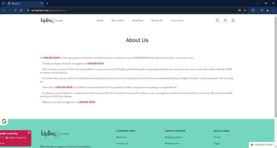 Qczhgrfdpzr.shop scam