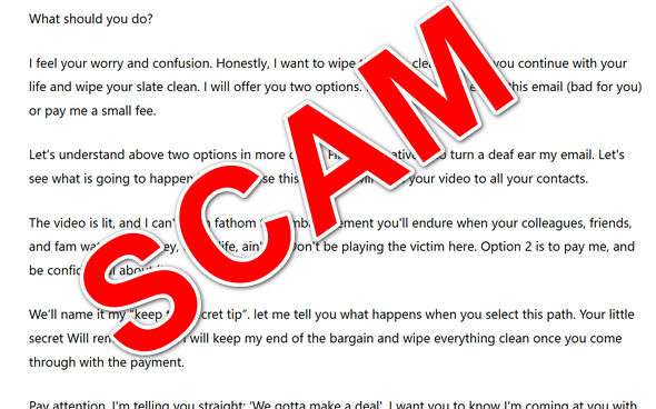 Scam email 2