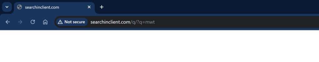 Searchinclient.com MALWARE
