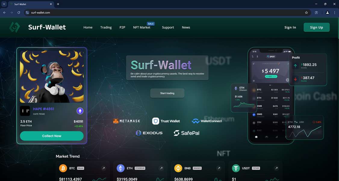 Surf-Wallet scam