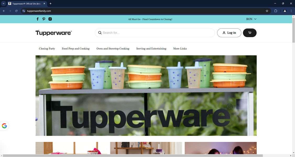 Tupperwarefamily.com scam