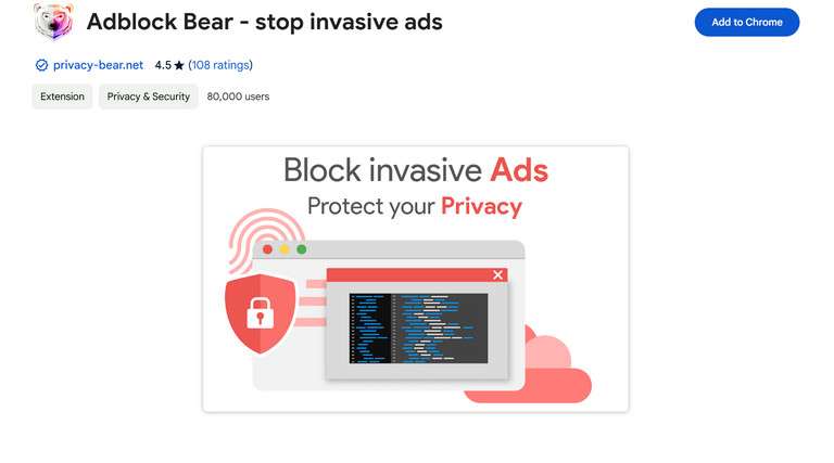 Adblock Bear