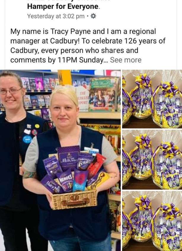 Cadbury Rewards scam 2