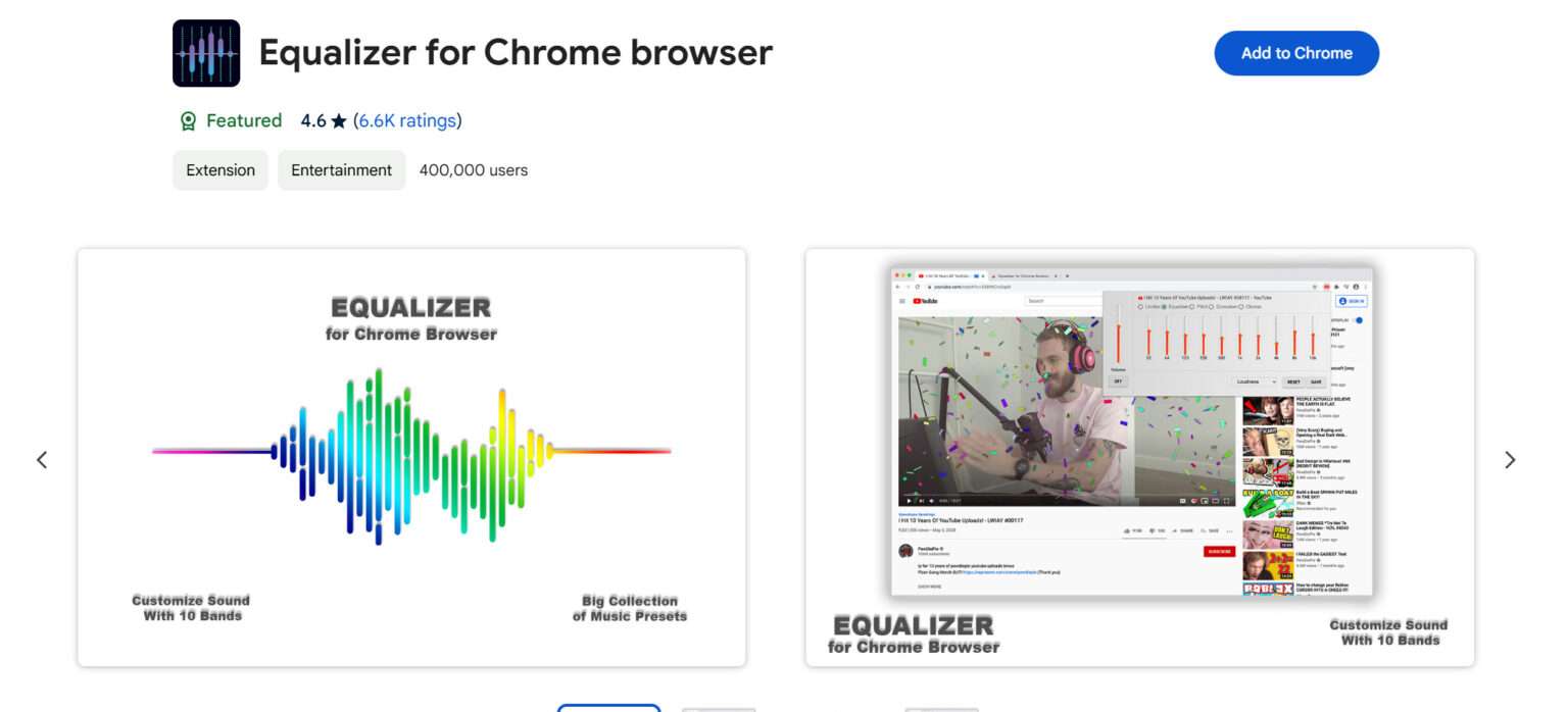 Equalizer For Chrome Browser Extension - Virus Removal Guide